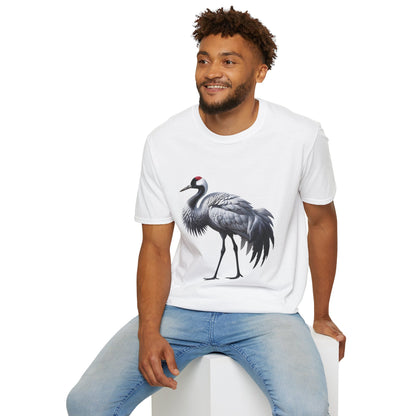 Showy Crane Softstyle T-Shirt