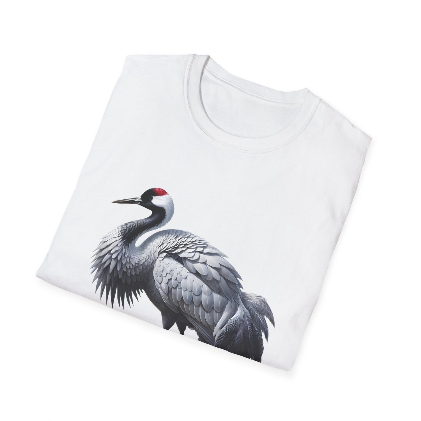 Showy Crane Softstyle T-Shirt