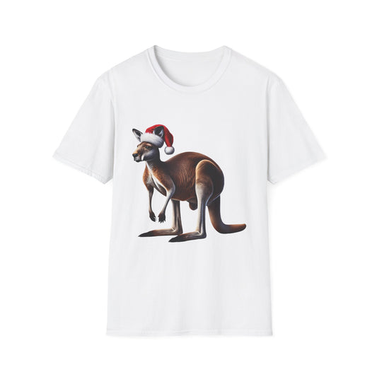 Christmas Kangaroo Softstyle T-Shirt