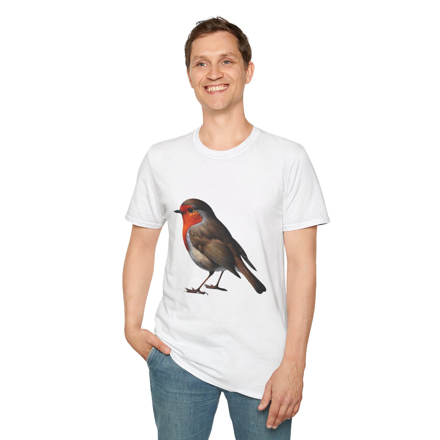 Perky Robin Softstyle T-Shirt