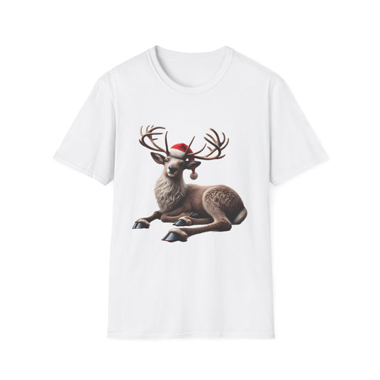 Christmas Reindeer Softstyle T-Shirt