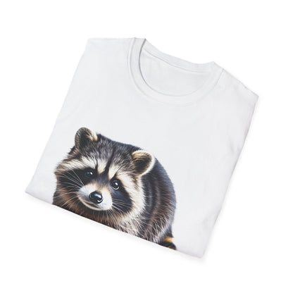 Mischievous Raccoon Softstyle T-Shirt