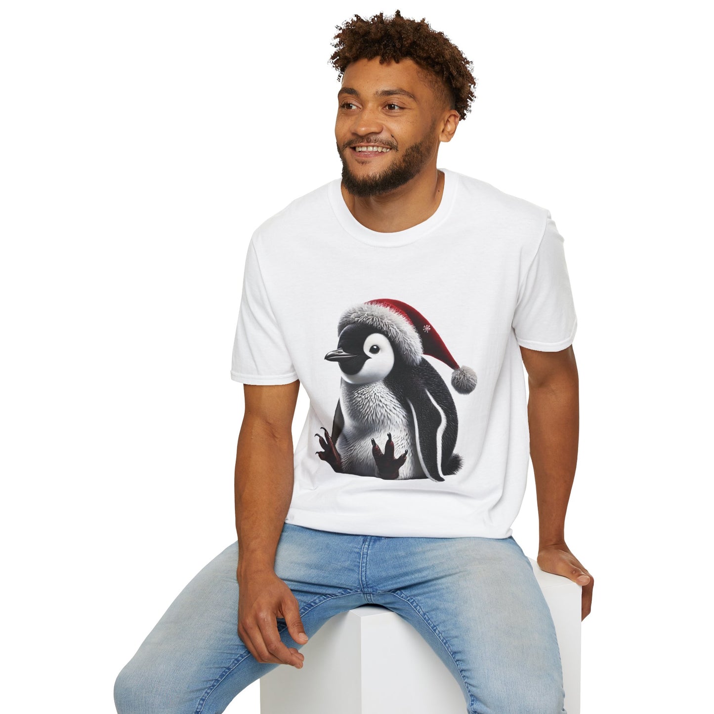 Christmas Penguin Softstyle T-Shirt